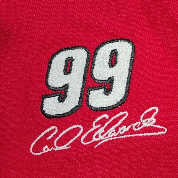 NWT NASCAR Carl Edwards 99 womens polo size medium - Picture 4 of 12